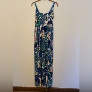 Large Studio West Colorful, adj. staples, poly/spandex, like new. Price Reduced